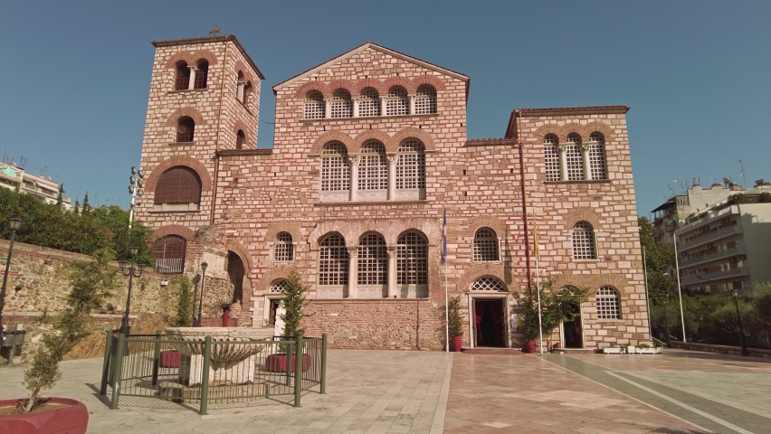 The Church of Saint Demetrius in Thessaloniki city, Greece