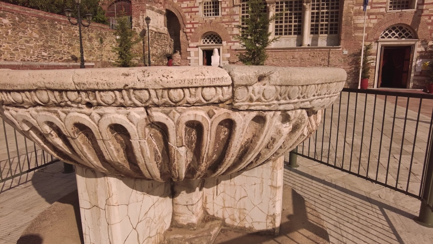 The Church of Saint Demetrius in Thessaloniki city, Greece
