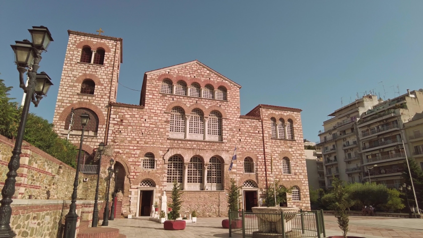 The Church of Saint Demetrius in Thessaloniki city, Greece