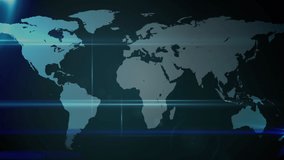Animation of scope scanning and data processing over network of connections on black background. global connections, digital interface, data processing concept digitally generated video. - Powered by Shutterstock - Get 15% off with code: PIKWIZARD15