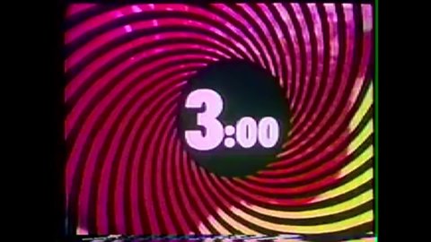 CIRCA 1980s - A countdown during a drive-in intermission reminds viewers they have three minutes until the intermission ends.