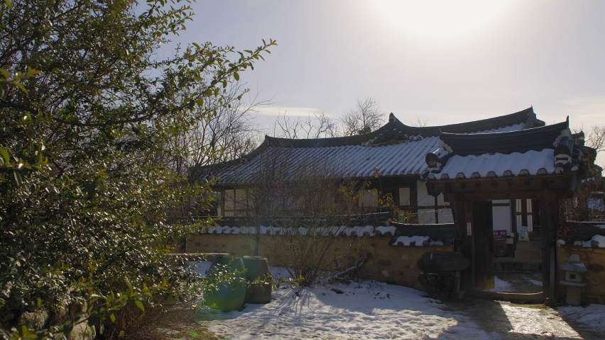 korea season winter tradition house