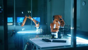 IT laboratory with several robotic mechanisms at work - Powered by Shutterstock - Get 15% off with code: PIKWIZARD15