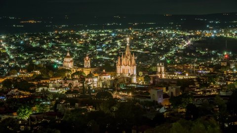 Timelapse San Miguel de Allende, Guanajuato, Mexico 4K