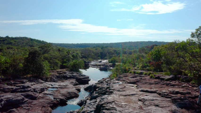 Caño Cristales colorfull river Colombia