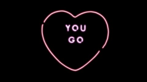 "You Go Girl" neon sign, glow, text, word, slogan, women, woman, female, girl, pink, feminist, cool, glow, night, light, illuminated, bright, sexy, cute, cool, pop, simple, vintage, red, pink