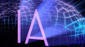 Flying around human brain hologram, light rays - artificial intelligence concept - 3D 4k animation (3840x2160 px). - Powered by Shutterstock - Get 15% off with code: PIKWIZARD15