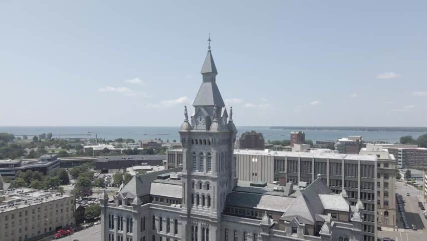 Erie County Courthouse clock tower