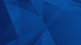 Abstract dark blue hi-tech low poly corporate motion background. Seamless looping. Video animation Ultra HD 4K 3840x2160