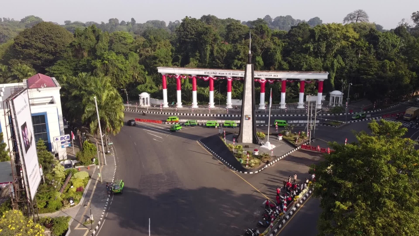 Tugu Kujang View Stock Video Footage 4K And HD Video Clips Shutterstock