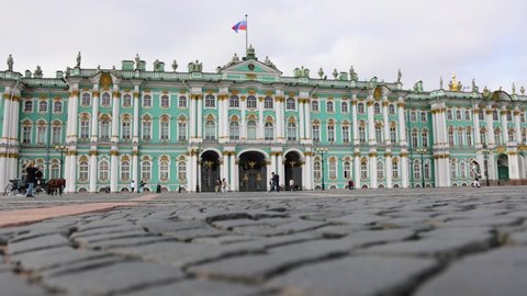 winter palace, st. petersburg, the Hermitage in St. Petersburg.