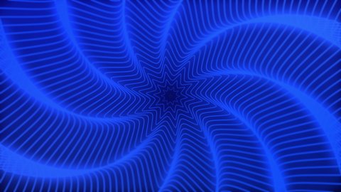  Loopable seamless cyclic animated sequence with the possibility of looping with expanding or collapsing geometric blue lines