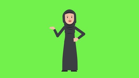 54 Hijab Girls Cartoon Stock Video Footage - 4K and HD Video Clips |  Shutterstock