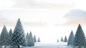 Animation of fireworks over winter landscape. christmas, winter, tradition and celebration concept digitally generated video. - Powered by Shutterstock - Get 15% off with code: PIKWIZARD15