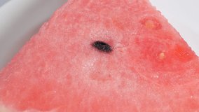 Watermelon, close up video clip