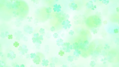 clover leaves abstract background.
loop.