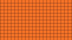 Animation of black and multi coloured grids with purple shape on orange and black backgrounds. movement and creativity, abstract background concept digitally generated video.