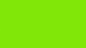 Flat design bike animation on green screen background. White bicycle riding over a green screen. 4k, 60 fps.