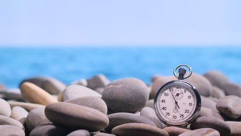 секундомер на фоне воды