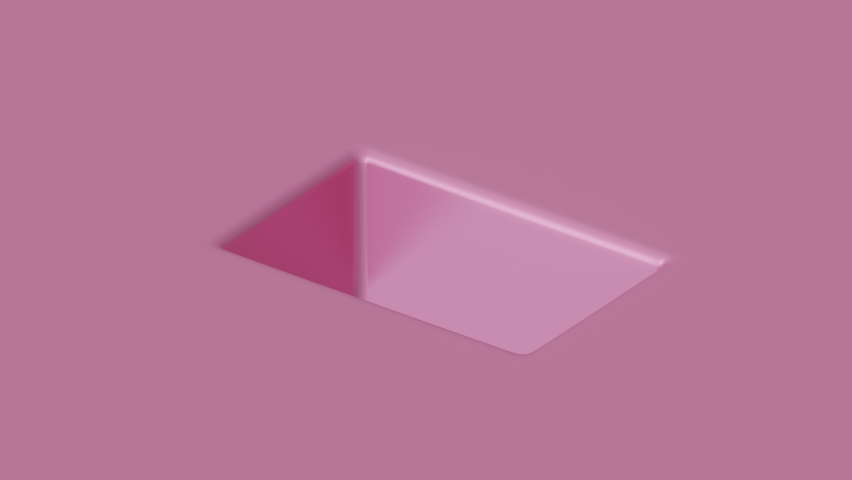 3d endless animation. Cyclic seamless motion design. Satisfying animation. 