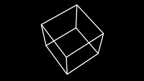 Cube 3D moving animation motion graphics
