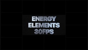 Energy simulation elements for VFX, motion graphics, etc. Also this can be used as video backdrops and overlays. 30 fps with alpha channel.