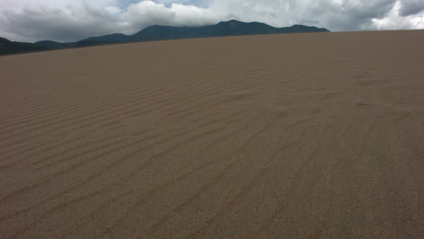 This is a shot The Great Sand Dunes in Colorado. 