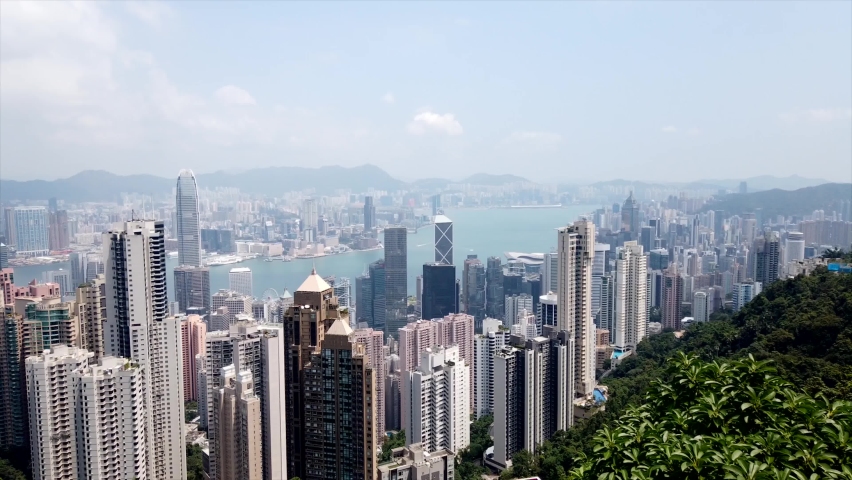 Time lapse downtown Hong Kong Special Administrative Region is a metropolitan area located on the eastern Pearl River Delta in South China it has the largest number of skyscrapers of any town in world