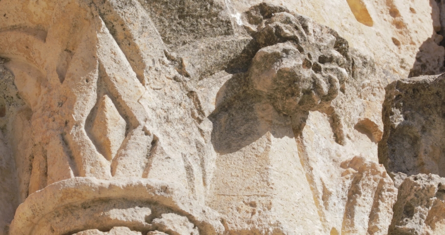 ancient architectural reliefs of Gerace Italia