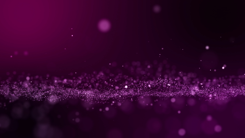 Glitter pink purple particles abstract background flickering particles with bokeh effect. 3D Rendering.
 | Shutterstock HD Video #1078964963