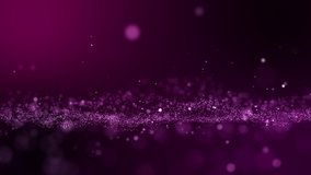 Glitter pink purple particles abstract background flickering particles with bokeh effect. 3D Rendering.
 - Powered by Shutterstock - Get 15% off with code: PIKWIZARD15
