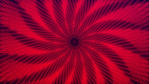  Loopable seamless cyclic animated sequence with the possibility of looping with expanding or collapsing geometric red lines