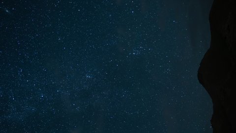Perseid Meteor Shower Milky Way Galaxy Perseus Sequoia National Forest Sierra Nevada Mountains California Vertical Shot Northeast