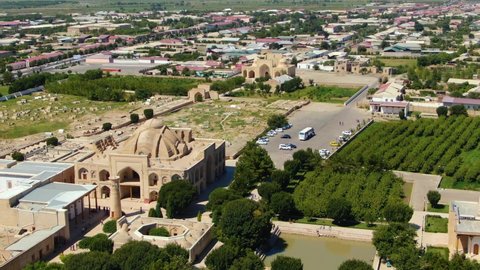 Bukhara , Uzbekistan - 08 10 2021: Baha-ud-din Naqshband Bokhari Memorial Complex