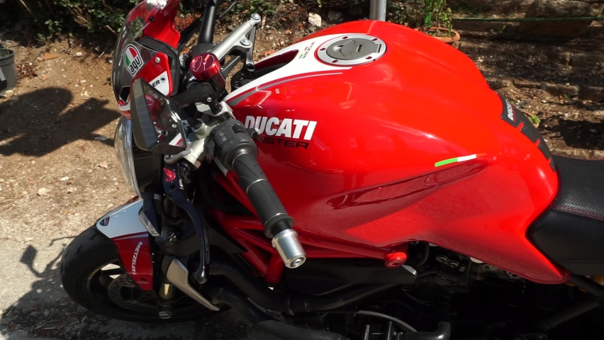 12 Ducati monster Stock Video Footage 