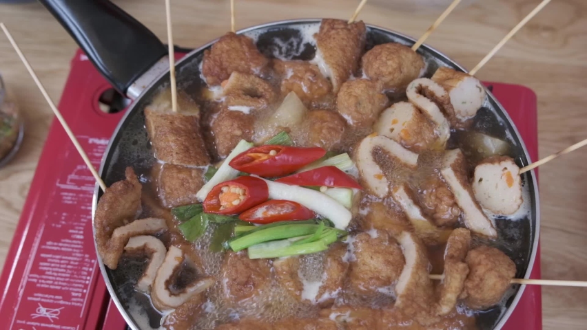 Omuktang Fish Cake Soup Korean Food