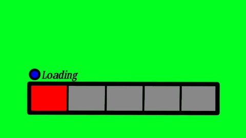 Green Screen Loading Waiting Process Can Stock Footage Video (100% ...