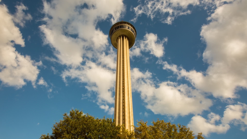 Time Lapse in Downtown San Antonio, Texas, USA