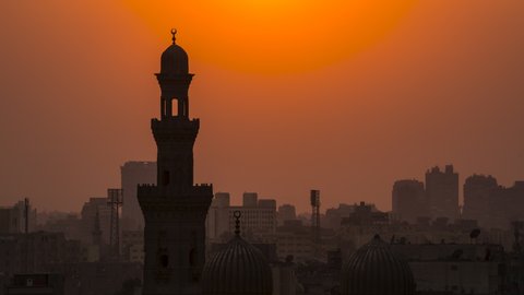 Time Lapse in Downtown Cairo, Egypt