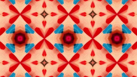 Kaleidoscopic abstract footage

