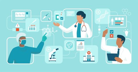 Innovative healthcare and medical research: doctors connecting online and working together