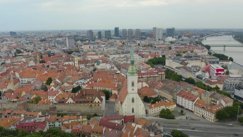 Aerial Establishing Shot of St. Martin