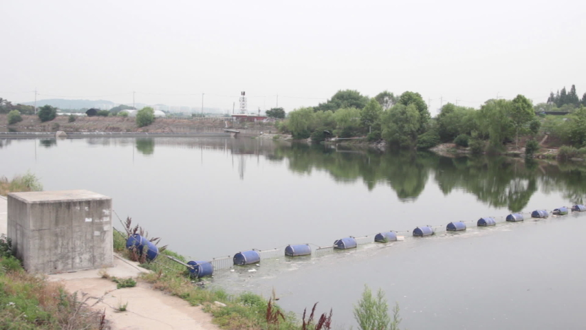 Gulpo-cheon river in Incheon, South Korea.