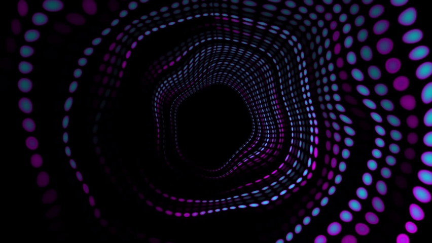 Abstract Tunnel Motion Background Design Animation Stock Footage Video