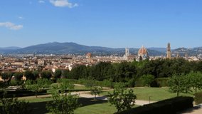 Florence Cityscape Italy. High quality video