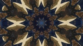 Decoration backgrounds Colourful symmetric patterns botanical kaleidoscope mandala geometry wallpaper - Multicoloured fractal animation tribal vector illustration