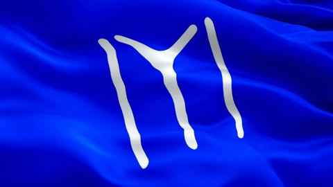 Kayi Flag Flag National 3d Turkish Stock Footage Video (100% Royalty