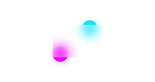 Trendy glassmorphism motion graphic background with place for text. Colorful abstract shape animation. 4k vertical or horizontal looped video