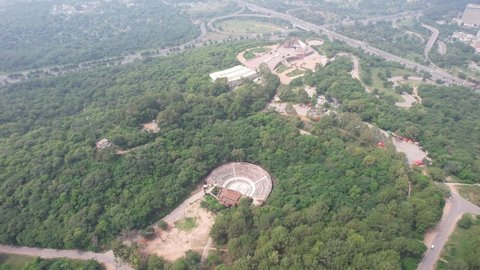 Aerial Shot Of Pakistan Monument, Islamabad, Pakistan
