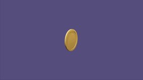 Best Animated spinning gold coin on green screen. Excitement, luck, fortune. Flat object animation. 360 degrees spinning coin. Looped animation, 3D animation. - Powered by Shutterstock - Get 15% off with code: PIKWIZARD15